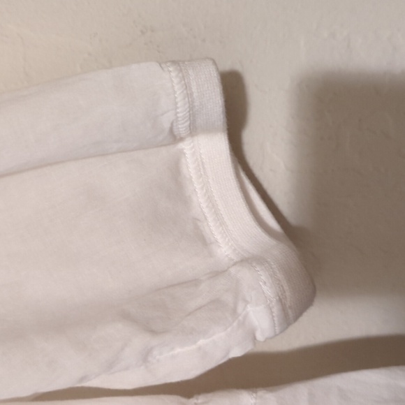 Converse One Star white sheer blouse size small - Picture 6 of 8